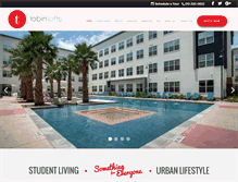 Tablet Screenshot of livetobinlofts.com